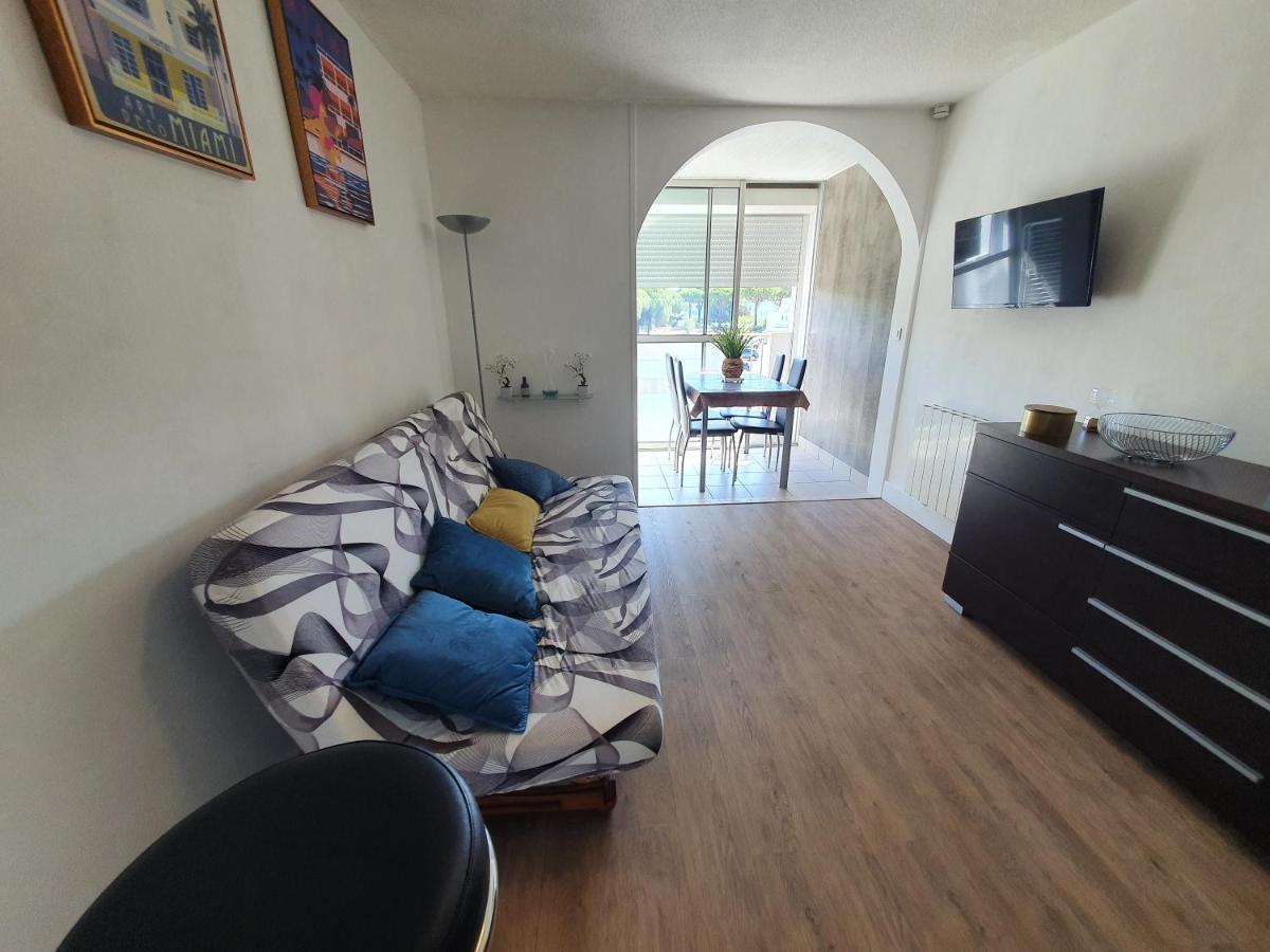 Studio Cabine Mer Et Pinede 26M2: 4Pers, Neuf, Cosy ลา กร็องเดอ-ม็อต ภายนอก รูปภาพ